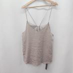 * ⊂ Φ JEANASIS Jeanasis атлас топ размер F оттенок коричневого женский E