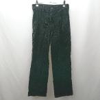 * Θ MUJI Muji Ryohin m Jill si хлопок растения волокно вельвет flare pants размер S оттенок черного женский E