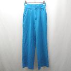 * Θ forksy.foru расческа - casual слаксы flare pants размер S оттенок голубого женский E