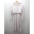 * Θ gelato pique Gelato Pique материнство ребра длинный рукав длинный One-piece размер ONE розовый серия женский E