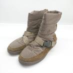 ショッピングミネトンカ ■ ⊇ MINNETONKA ミネトンカ ショートブーツ ダウンブーツ サイズ8 キャメル系 レディース E