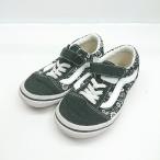 * Θ VANS общий рисунок Kids low cut спортивные туфли обувь размер 19 оттенок черного Kids E