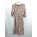 ◇ ⊂ オゾック 花柄 七分袖 膝下丈 