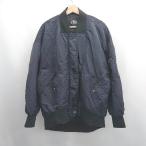 ショッピングzara ◇ ⊇ ZARA ザラ オーバーサイズ 長袖 ブルゾンジャケット サイズM ネイビー系 メンズ E