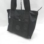 ◇ Θ kipling キプリング 収納力良好 トートバッグ ブラック系 レディース メンズ E