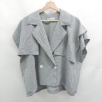 * ⊃ NIEDCLARO Ined klaro офис casual длинный рукав linen Like dry Cross лучший размер F серый серия женский E