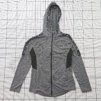 ショッピングキットソン ◇ ⊂ Kitson キットソン 袖花柄 長袖 トレーニングパーカー サイズL グレー系 レディース E