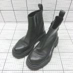 ショッピングzara ■ ⊇ ZARA ザラ カジュアル ショート丈 サイドレースアップショート ブーツ サイズ35 ブラック系 レディース E