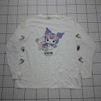 ◇ ⊂ 【フォーエバー21 FOREVER 21】クロミ コラボ 長袖Tシャツ ホワイト系 フリーサイズ レディース E