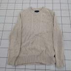 ショッピングアメリカンイーグル ◇ ⊇ AMERICAN EAGLE アメリカンイーグル 長袖 ニット セーター サイズUS M EU M KR M ベージュ系 メンズ E