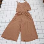 * ⊂ COCODEALko Cody -ru гаучо топ брюки выставить верх и низ размер 2 оттенок коричневого женский E