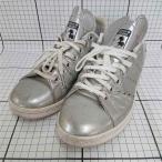 ショッピングアディダス スタンスミス ◇ Θ アディダス adidas スタンスミス ミッキー Disney100 シルバー スニーカー 24cm レディース E