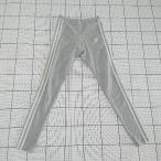 * Θ adidas Adidas боковой линия леггинсы брюки размер 36 серый серия женский E