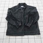 ショッピングforever21 ◇ Θ FOREVER 21 フォーエバー トゥエンティーワン フェイクレザー 長袖 カバーオール サイズF ブラック系 レディース E