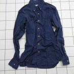 ショッピングロンハーマン ◇ ⊇ ロンハーマン コットンシャツ 2720700063 ネイビー系 長袖 メンズ メンズ E