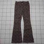 * Θ [ Envy ENVYM] узор под питона flare pants Япония размер S оттенок бежевого женский E