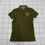 ショッピングホリスター ◇ ⊂ 【ホリスター Hollister】O.C. 刺繍ロゴ ポロシャツ 半袖 Sサイズ カーキ系 メンズ E