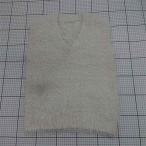 * ⊆ ViS винт V шея короткий рукав мохнатый вязаный лучший размер F оттенок белого женский E