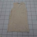 * ⊆ UNIQLO AND LEMAIRE V шея безрукавка ребра вязаный лучший размер S свет оттенок бежевого женский E