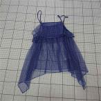 * ⊂ [ Nico and niko and...]NKN52622CF в клетку sia- топ tops оттенок голубого F размер E