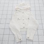 ショッピングzara ◇ ⊇ 【ザラ ZARA】フード付きデニムジャケット ホワイト系 レディース Mサイズ E