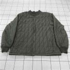 ◇ ⊇ ユニクロ UNIQLO ワームパデッド キルティングジャケット XL カーキ系 メンズ E