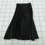 ◇ Θ ユニクロ×セオリー UNIQLO×Theory プリーツスカート ブラック系 M レディース E