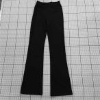 * Θ черный выше BLACKUP BB408-PTR001 flare pants оттенок черного женский E