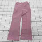 * Θ - g You HUG.U центральный Press flare pants розовый серия женский E