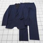 * Θ коллекция шерсть COLLECTION WOOL полоса костюм темно-синий мужской 92-78-175 E