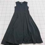 ◇ ⊂ ユニクロ UNIQLO × セオリー Theory ドライストレッチワンピース ブラック系 M レディース E