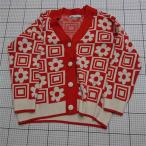 ショッピングzara ◇ ⊇ ザラ ZARA 5802/020/615 フラワー柄カーディガン レッド系 レディース Lサイズ E