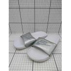 ショッピングnike サンダル ベナッシ ◇ Θ ナイキ NIKE ベナッシ JDI シルバー系 サンダル メンズ E