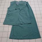 * Θ emi+ простой серия длинный длина лучший юбка выставить верх и низ размер S голубой оттенок зеленого женский E