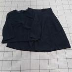 * Θ KEITH Keith простой серия колени внизу длина юбка выставить верх и низ размер F темно-синий серия женский E