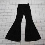 * Θjia второй jiasecond велюр flare pants оттенок черного женский F размер E