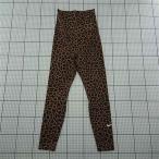 * Θ Nike Nike DRI-FIT Leopard рисунок леггинсы женский M размер E