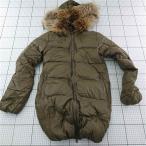 ショッピングduvetica ◇ ⊇ デュベティカ DUVETICA ファー付ダウンジャケット 40 カーキ系 レディース E