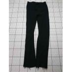 * Θ Jeanasis JEANASIS JS051094MW ребра вязаный flare pants оттенок черного женский F E