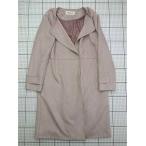 ◇ ⊇ ミッシュマッシュ MISCH MASCH ノーカラーコート ベージュ系 M レディース E