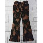 * Θa Tomos atmos HY21AW-PT01 вельвет flare pants оттенок коричневого S женский E