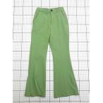 * Θ disco -toDiscoat flare pants светло-зеленый XS женский E