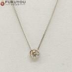 Pt850  プラチナネックレス 40cm Pt900 ダイヤモンドトップ 0.758ct 4.6g