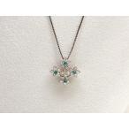 K18WG パライバカラートルマリン ダイヤモンド 0.07ct/Ｄ0.60ct ホワイトゴールドデ ...