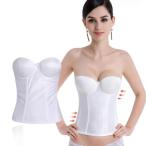 【値下げ】ブライダルインナー 背中開き ウェディングインナー ビスチェ 下着 インナー レディース 花嫁 大きいサイズ 調節可能 ウェディングドレス用