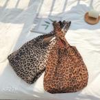 レオパード ヒョウ柄 トート エコバック　ショッピング　ショルダーバッグ