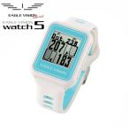オマケ付　イーグルビジョン ウォッチ5 EV-019 ホワイト 腕時計タイプ GPS小型距離計測器 EAGLE VISION WATCH5 WHITE 朝日ゴルフ　即納