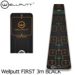  well накладка короткая клюшка коврик Wellputt FIRST 3m BLACK тренировочный инструмент WELPUTTFIRST3M