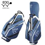 EDWIN GOLF 9.5型スタンドバッグ EDCB-3479 キャディバッグ (ネイビー)  6分割 47インチ対応