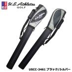 US Athlete USCC-3461 club case тубус type формирование модель черный / серебряный (4-5шт.@ место хранения возможность )48 дюймовый соответствует U.S.Athletes